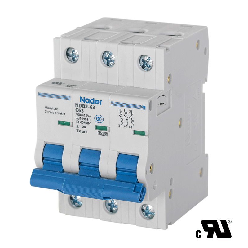 Nader UL 1077 Circuit Breakers and Circuit Protection DIN Rail Components