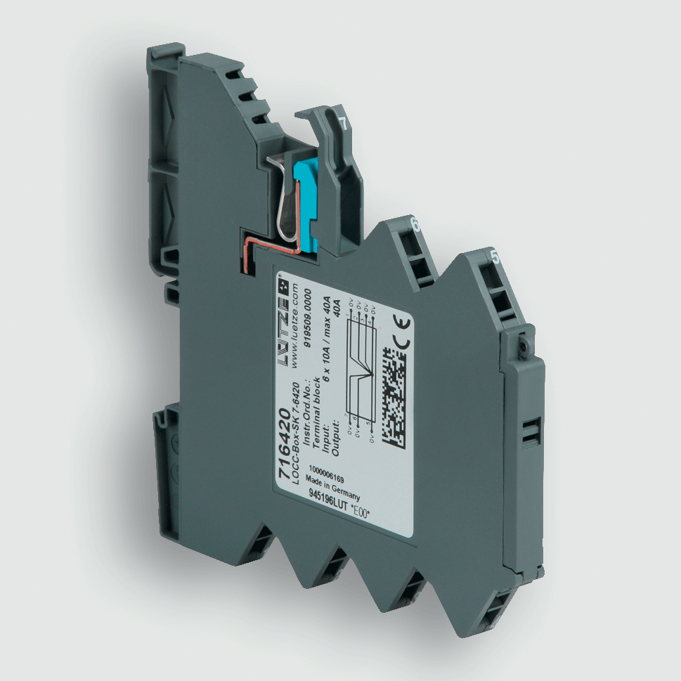 Southwest Energy Lutze DIN Rail Components LOCC Box Circuit Protection